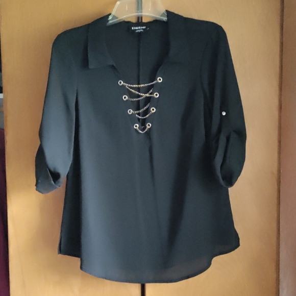 bebe Tops - ✨Bebe Women's small sheer black blouse